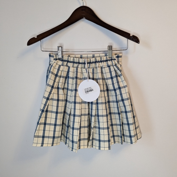 PRINCESS POLLY XS/S Lona Mini Skirt in White/Blue - Picture 5 of 5
